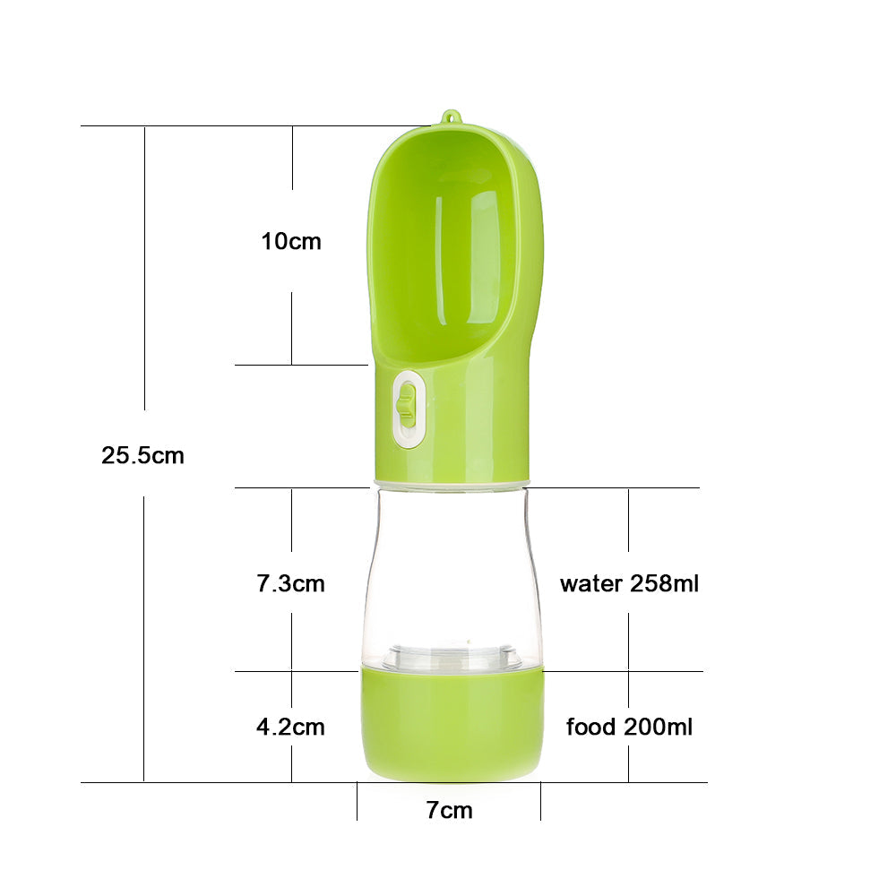 Portable Water And Food Bottle