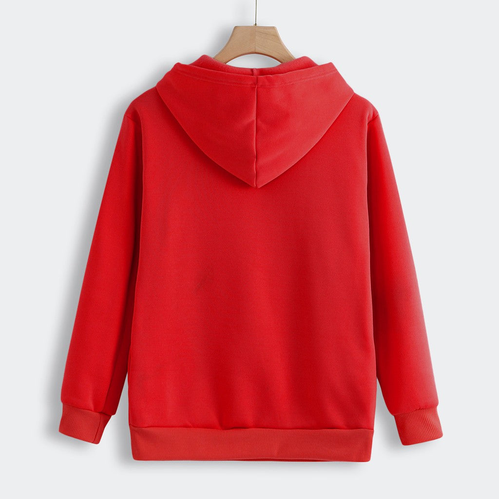 Hoodie Sweatshirt With Pet Pocket