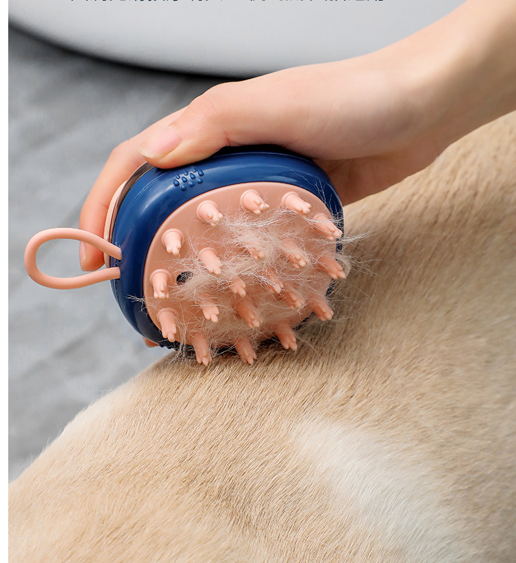 New 2 In 1 Pet Cleaning Bathing Massage Brush