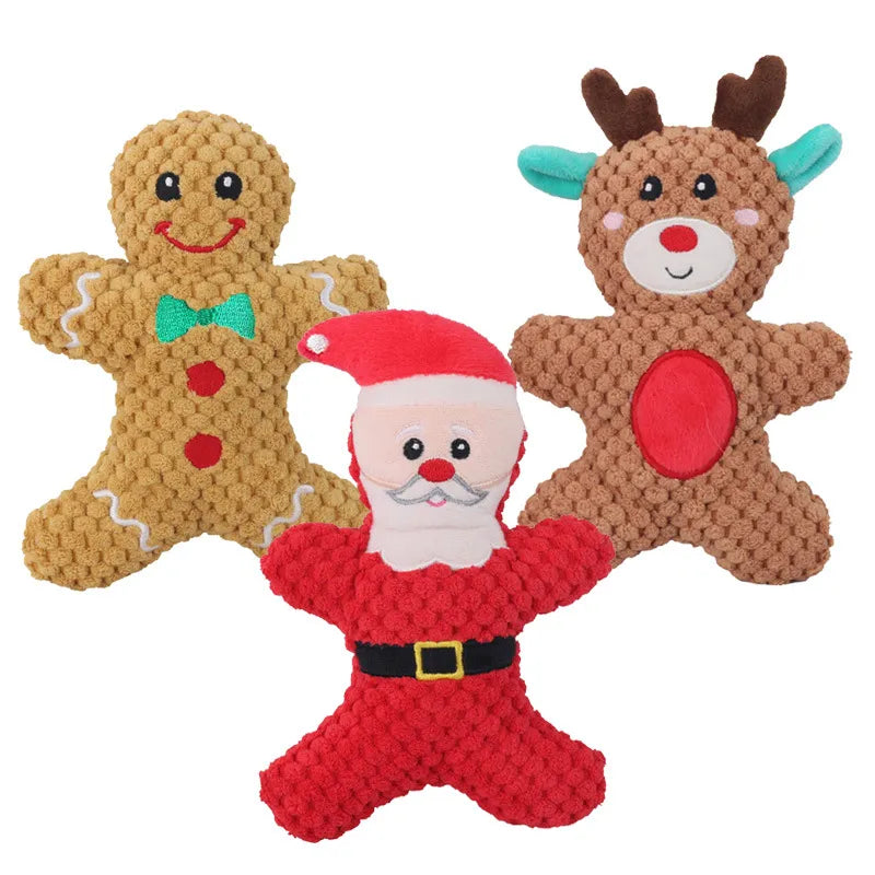 Plush Christmas squeaky toy!