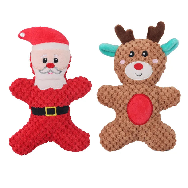 Plush Christmas squeaky toy!