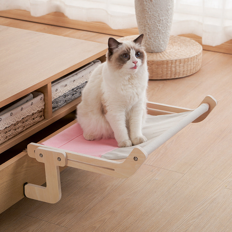 Cozy Canvas Cat Hanging Bed