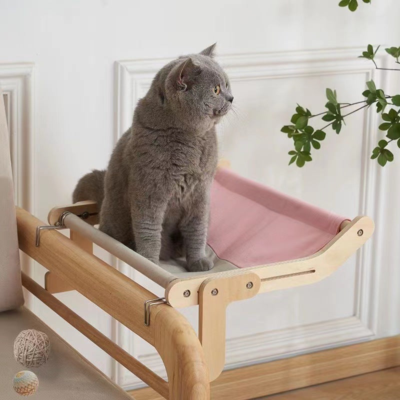 Cozy Canvas Cat Hanging Bed