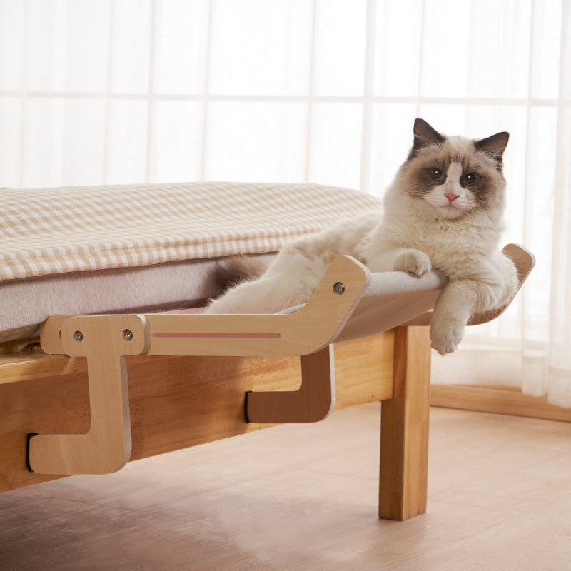 Cozy Canvas Cat Hanging Bed