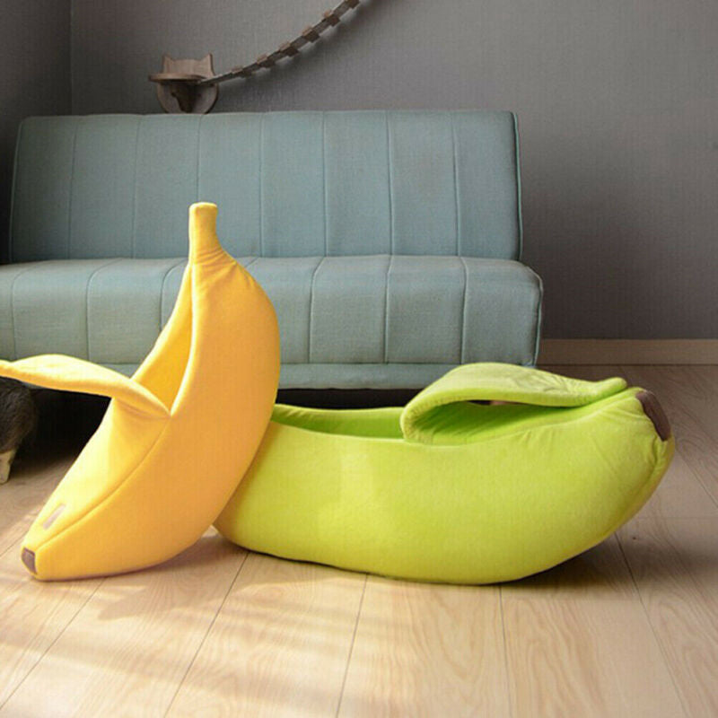 Banana Style Cat Bed House