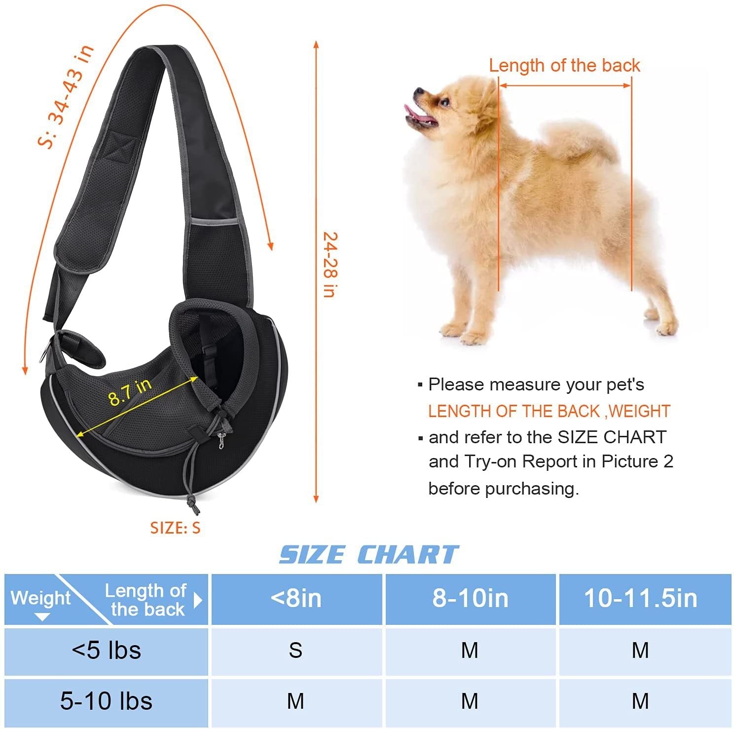 Carrying Pets Outdoor Portable Crossbody Bag