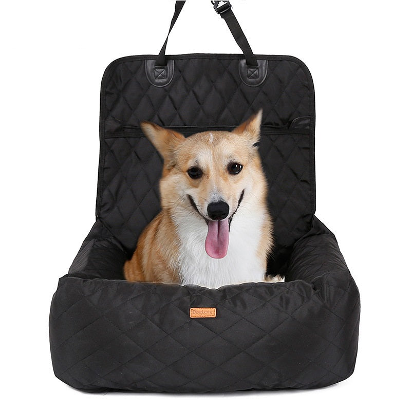 2 In 1 Pet Dog Carrier Folding Car Seat Pet Bed Mattress